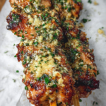 Garlic Parmesan Chicken Skewers