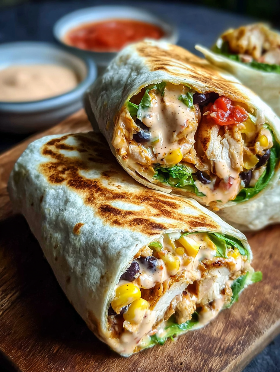 Southwest Chicken Wraps