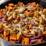 BBQ Chicken Sweet Potato Skillet