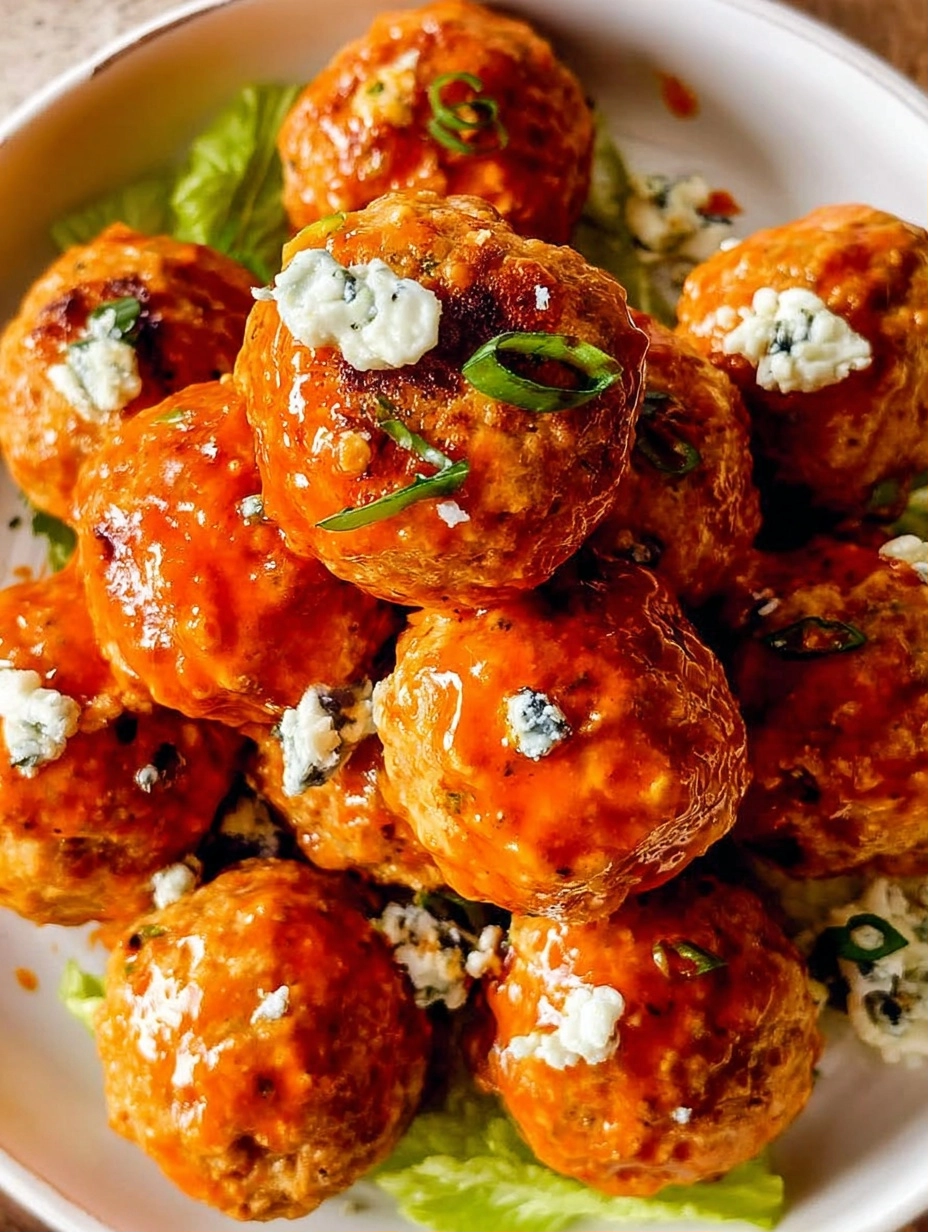 Buffalo Chicken Meatballs