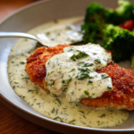 Chicken in Basil Cream Sauce
