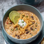 Crockpot White Chicken Chili with Cream Cheese