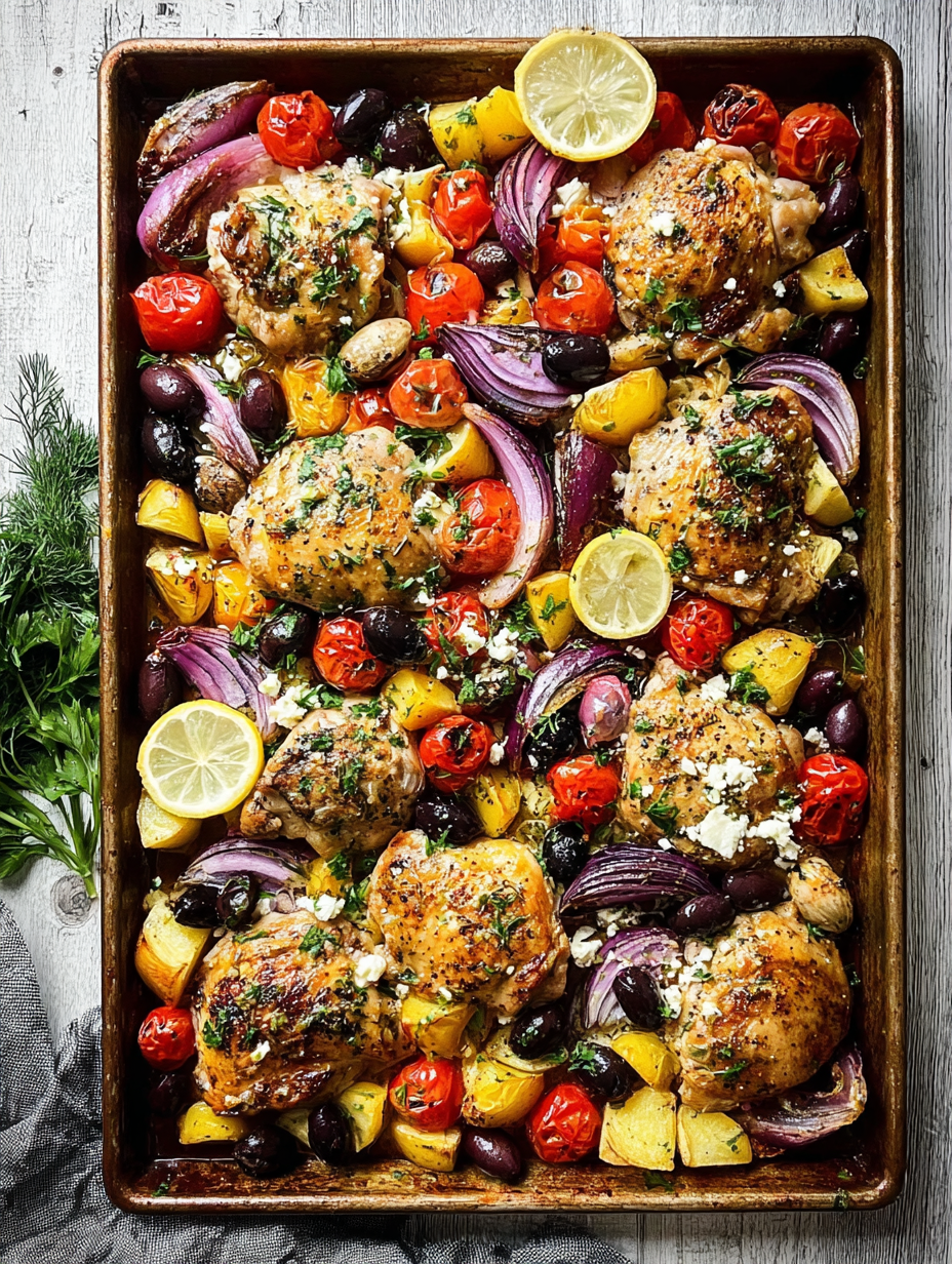 Greek Sheet Pan Chicken