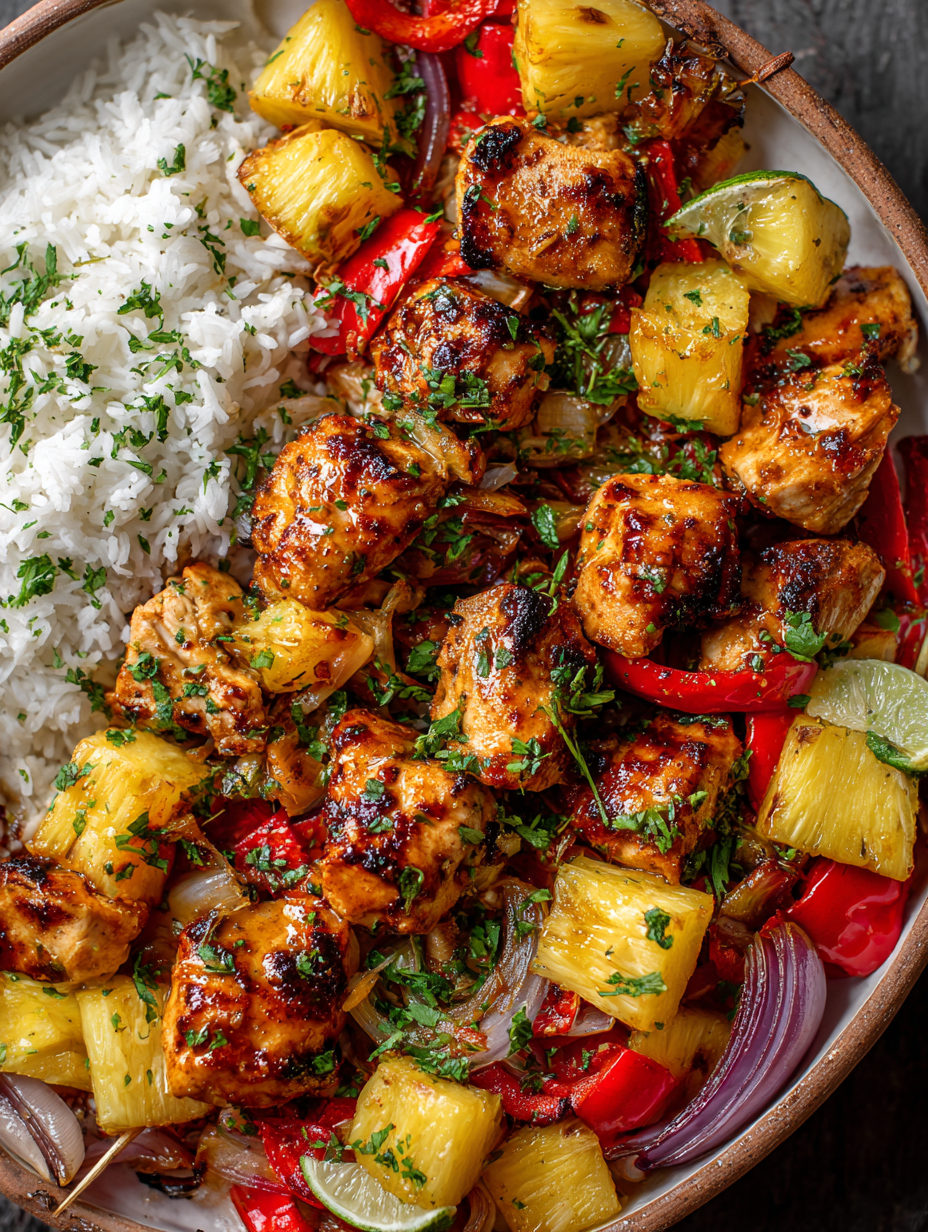 Hawaiian Chicken Sheet Pan