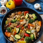 Healthy Chicken and Vegetables Skillet