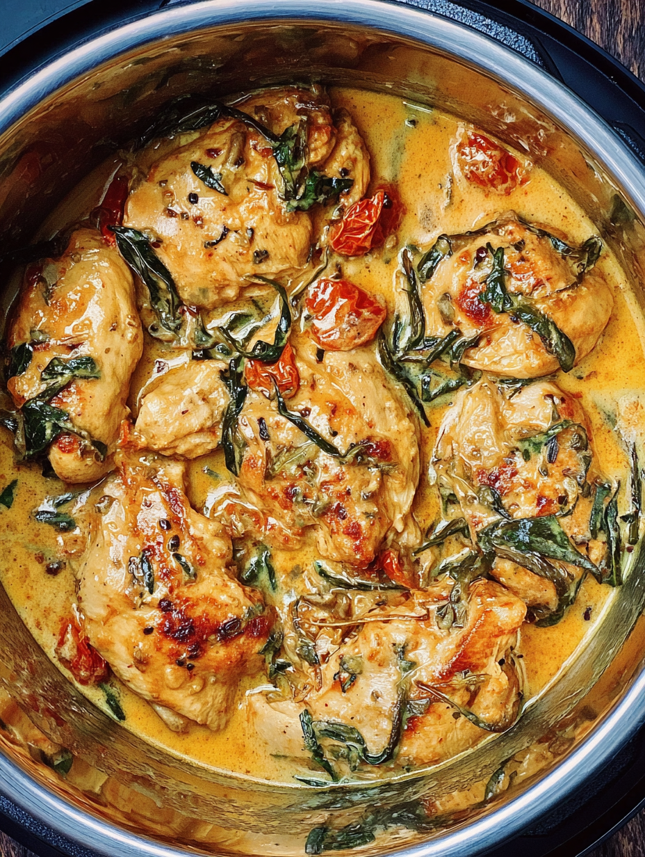 Instant Pot Tuscan Chicken
