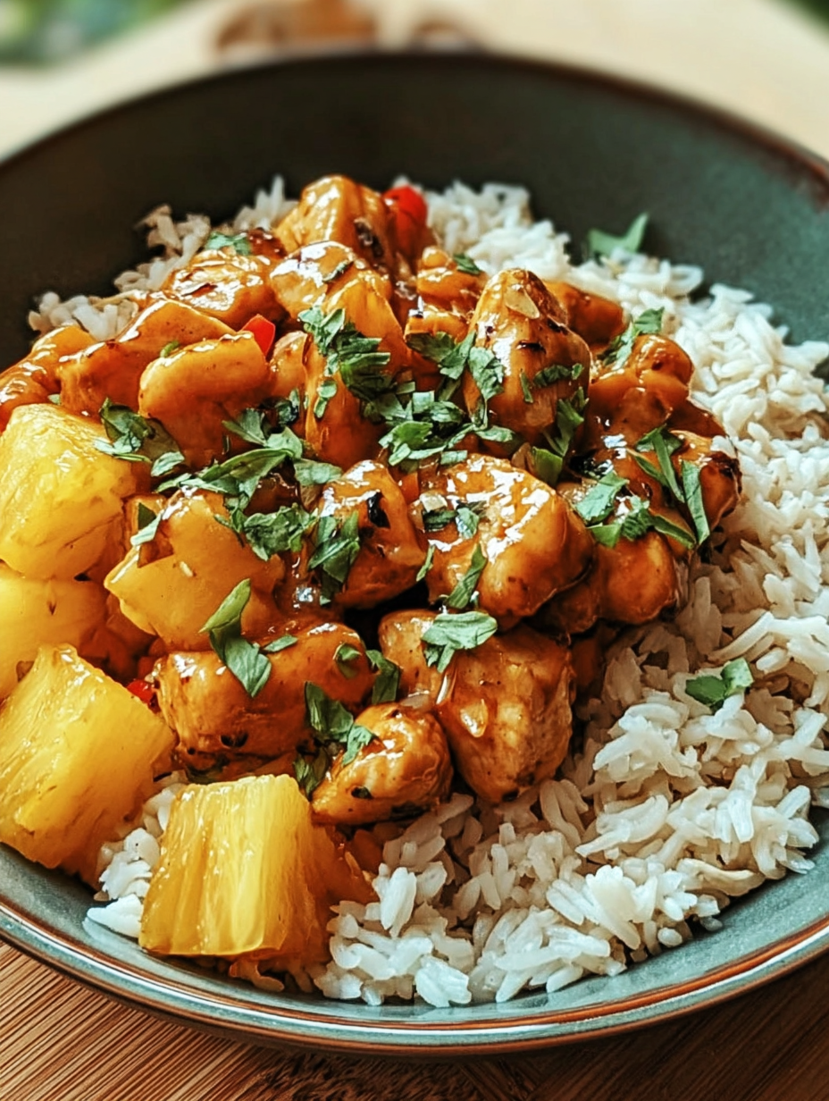 Pineapple Chicken and Rice