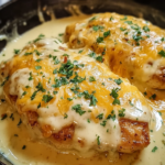 Smothered Cheesy Sour Cream Chicken
