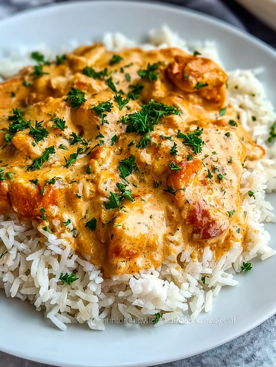 Smothered Chicken and Rice