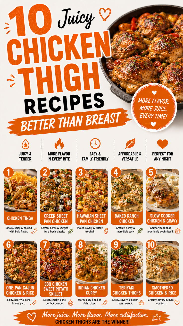 10 Juicy Chicken Thigh Recipes Better Than Breast