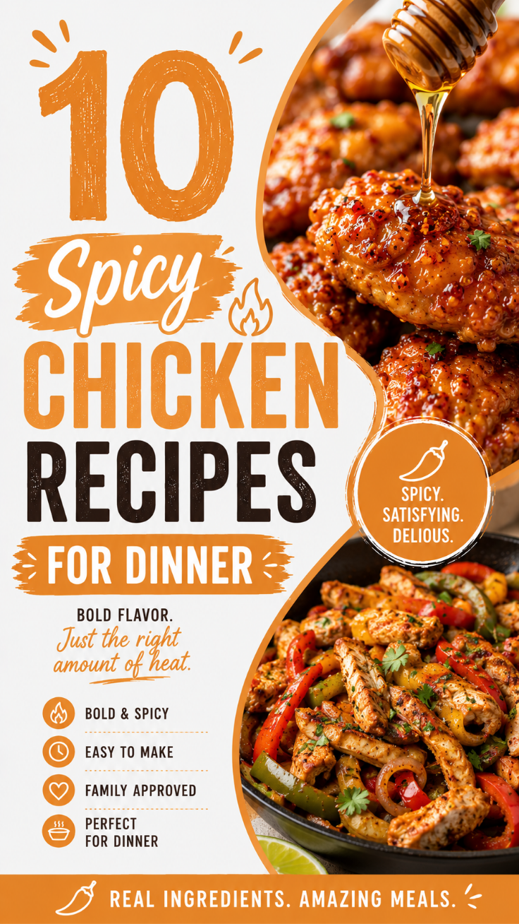 10 Spicy Chicken Recipes That Will Set Your Taste Buds on Fire