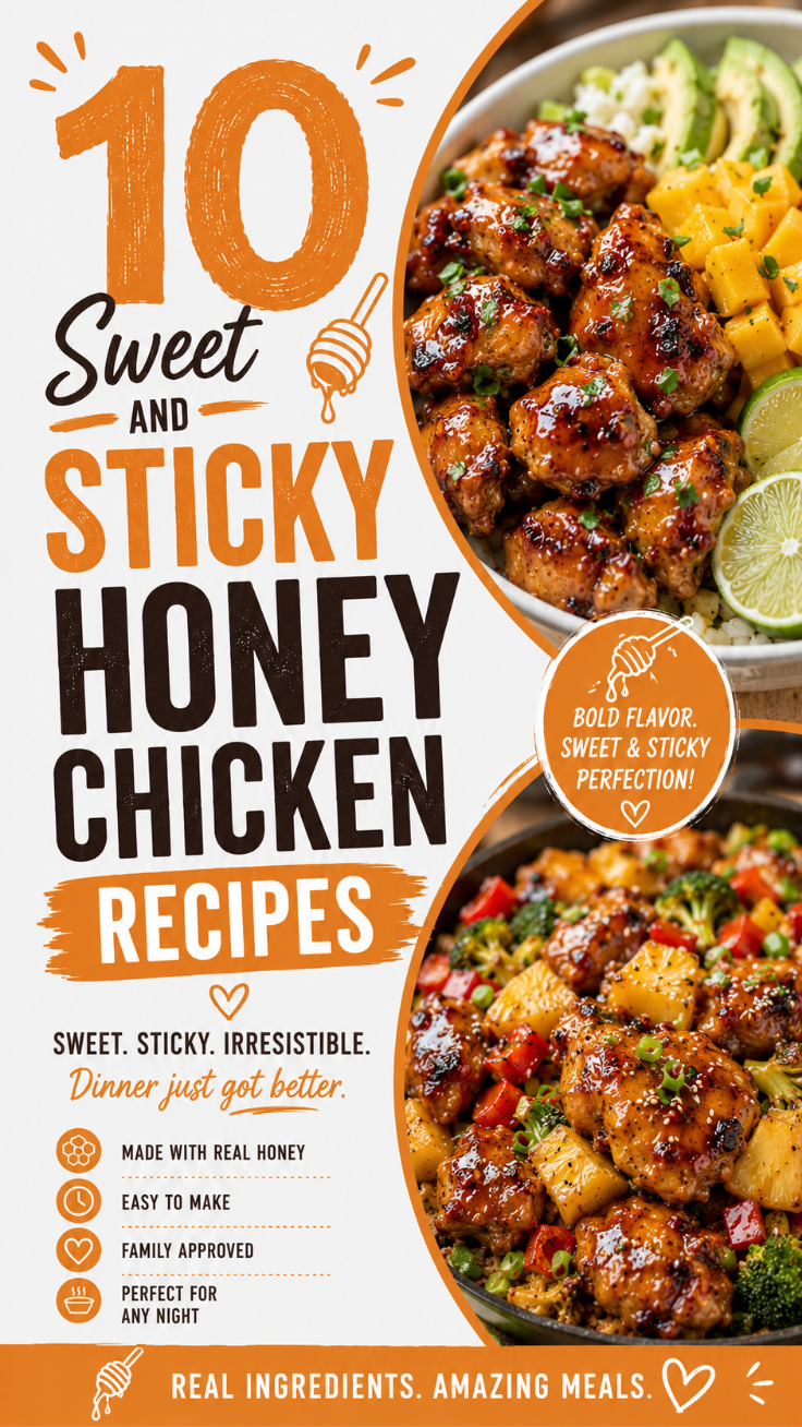 10 Sweet and Sticky Honey Chicken Recipes Everyone Goes Crazy For