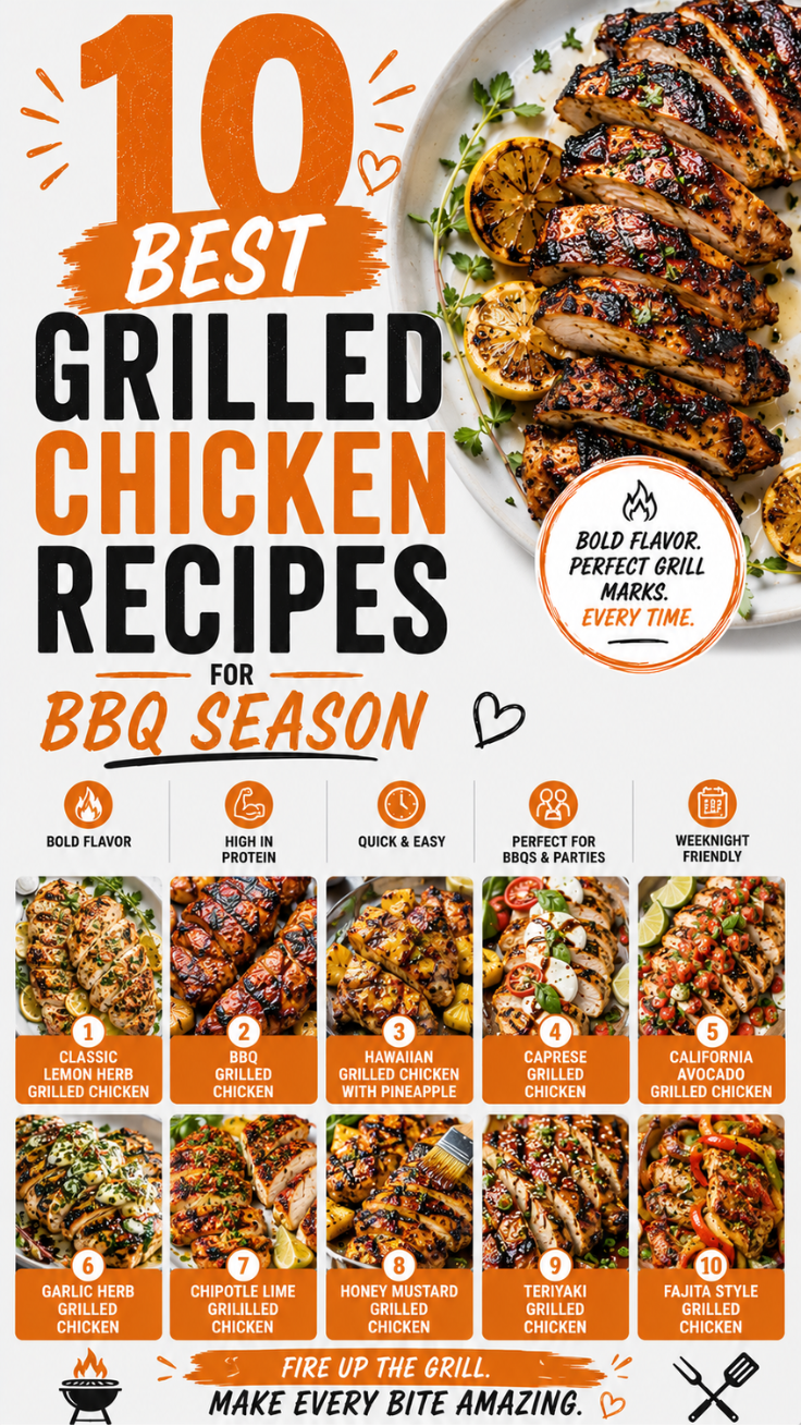 10 Best Grilled Chicken Recipes for BBQ Season