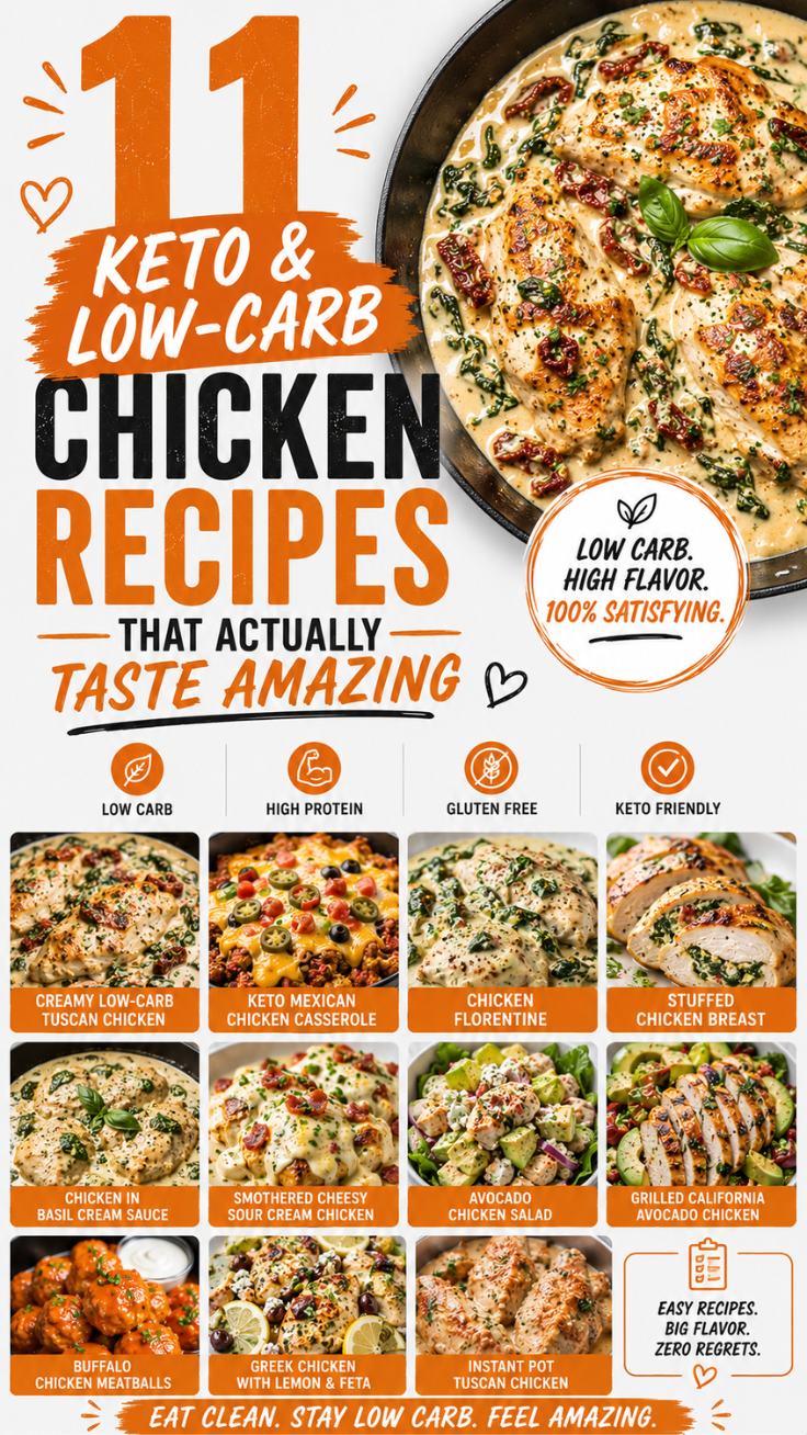 11 Keto and Low-Carb Chicken Recipes That Actually Taste Amazing