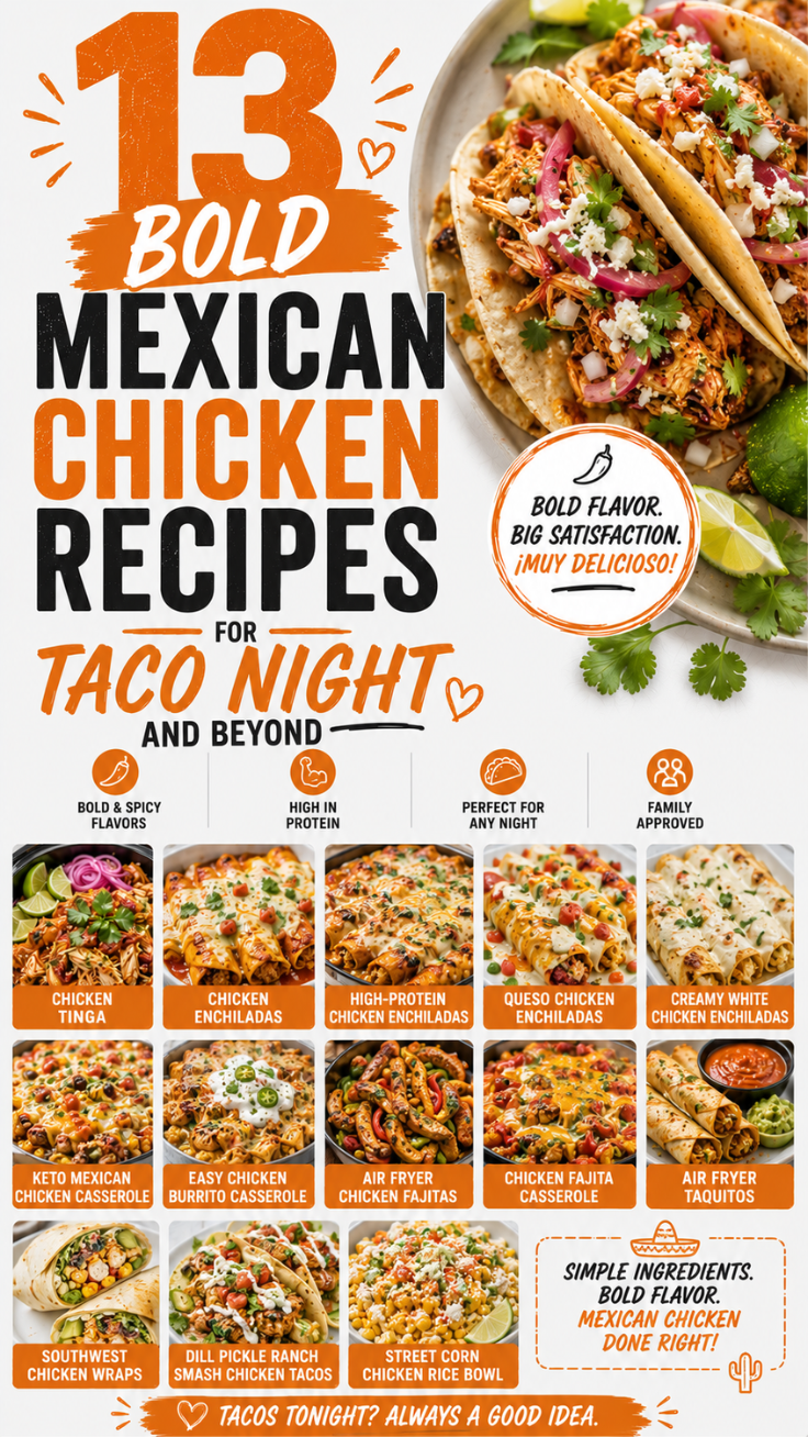 13 Bold Mexican Chicken Recipes for Taco Night and Beyond