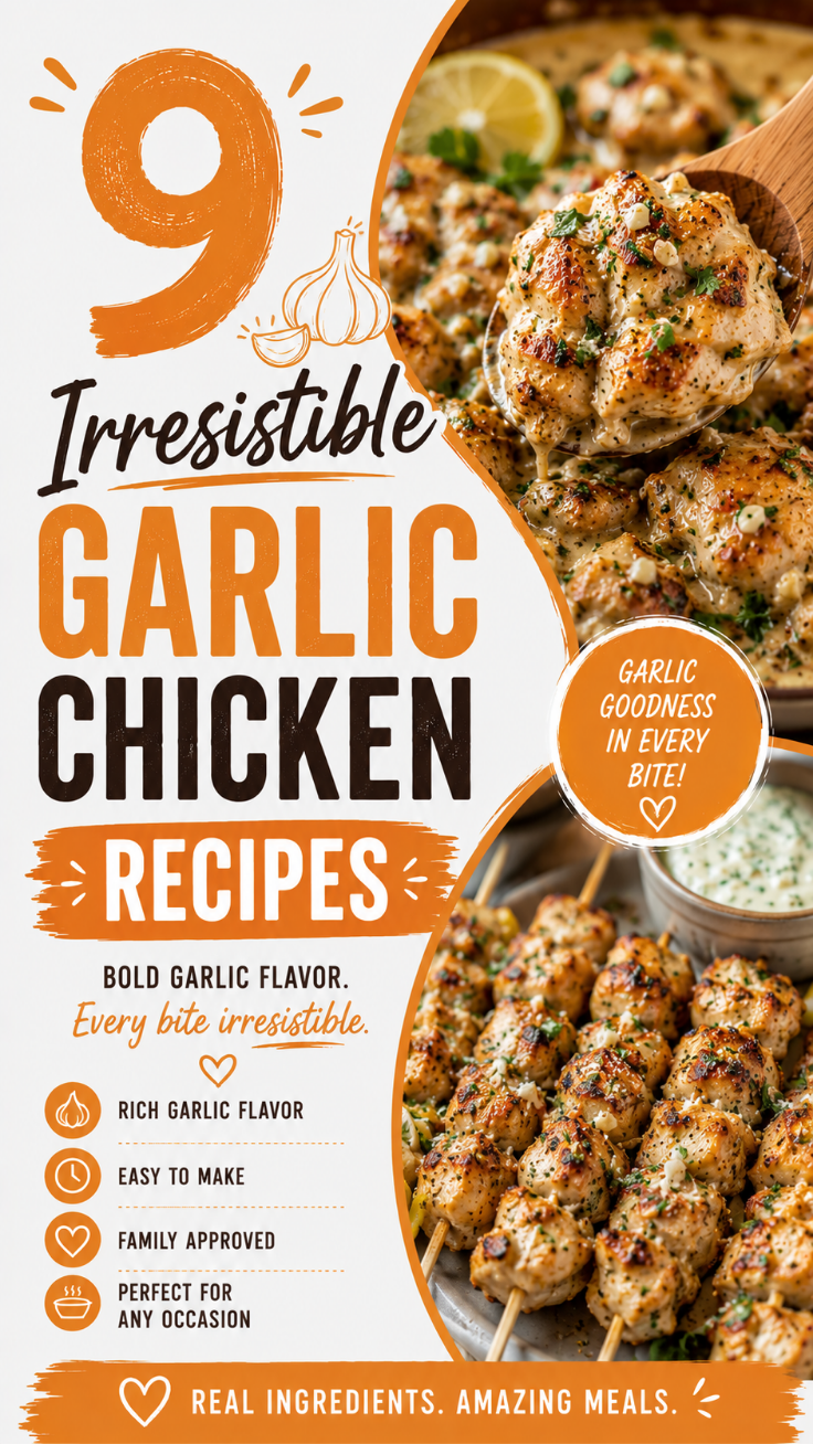9 Irresistible Garlic Chicken Recipes You’ll Want Every Night