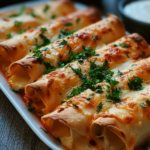 Baked Cream Cheese Chicken Taquitos are the perfect easy dinner idea