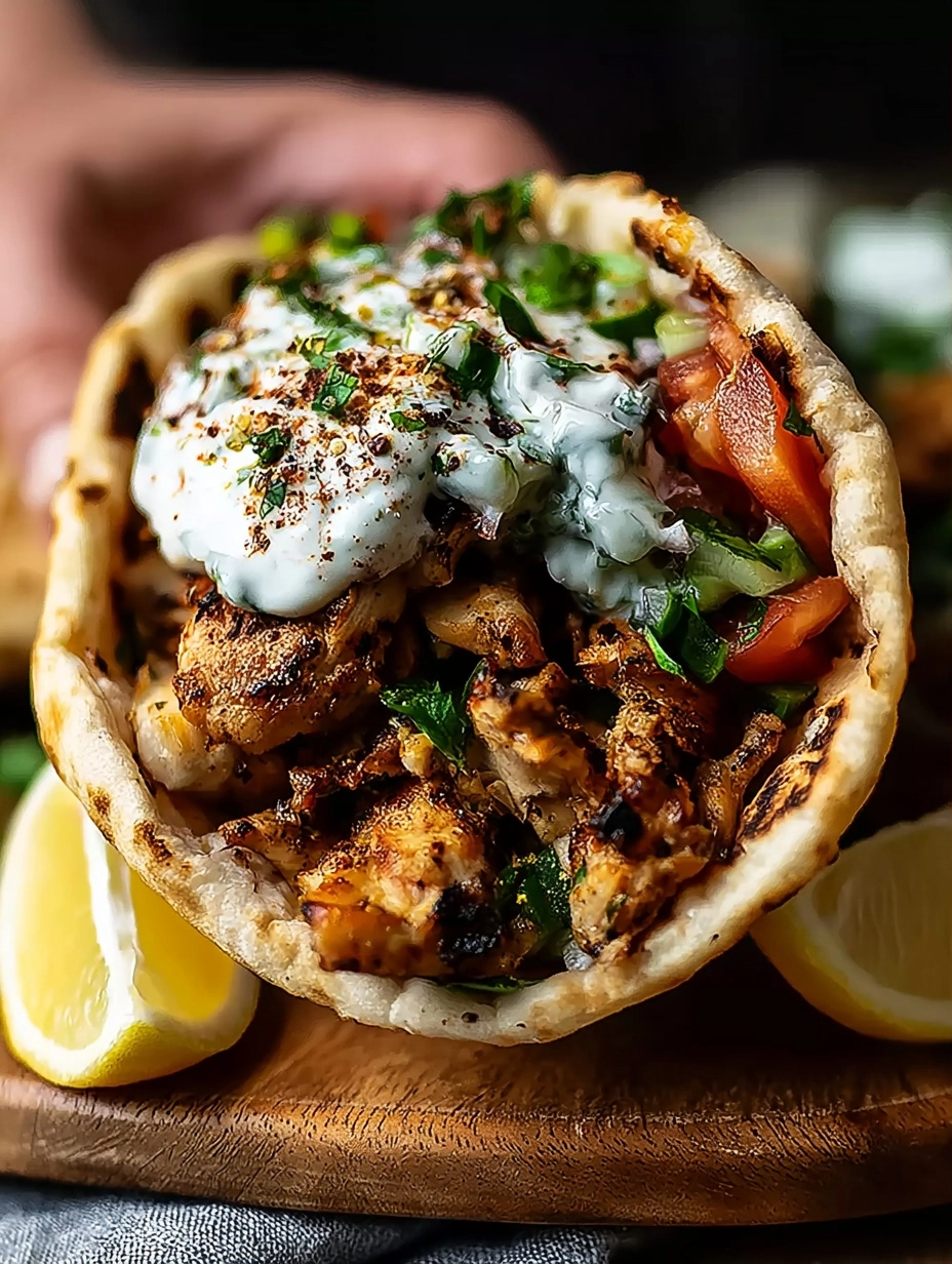 Chicken Shawarma with Garlic Sauce Recipe