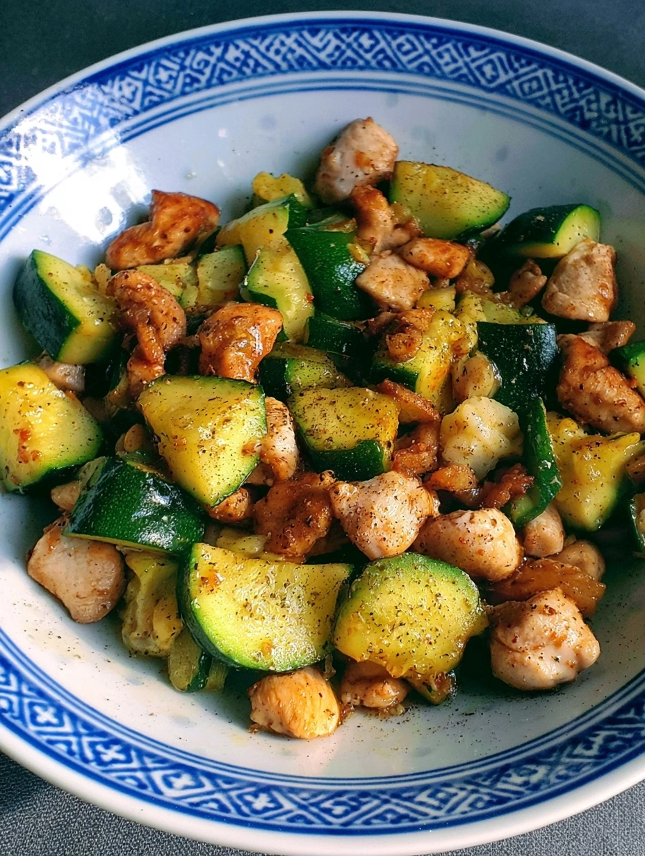 Chicken Zucchini Stir Fry