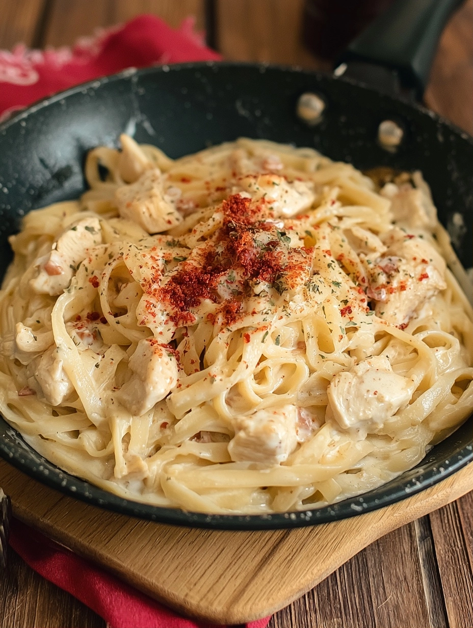 Creamy Spaghetti Chicken Recipe