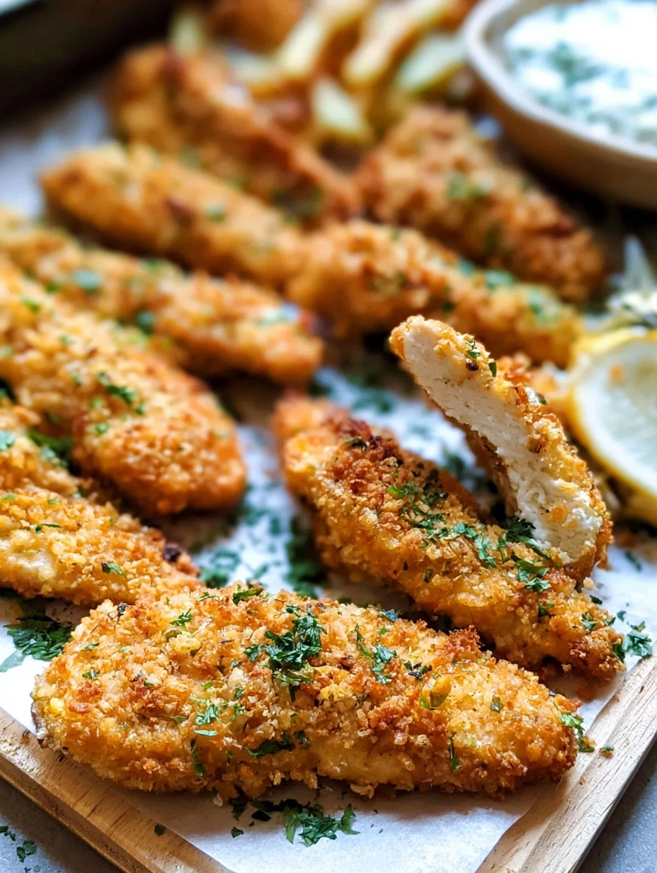 Crispy Oven Baked Chicken Tenders