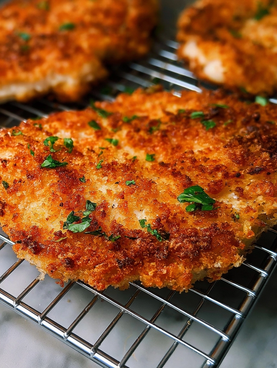 Crispy Panko Crusted Chicken Breasts!