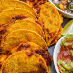 Easy Cheesy Crispy Chicken Tacos