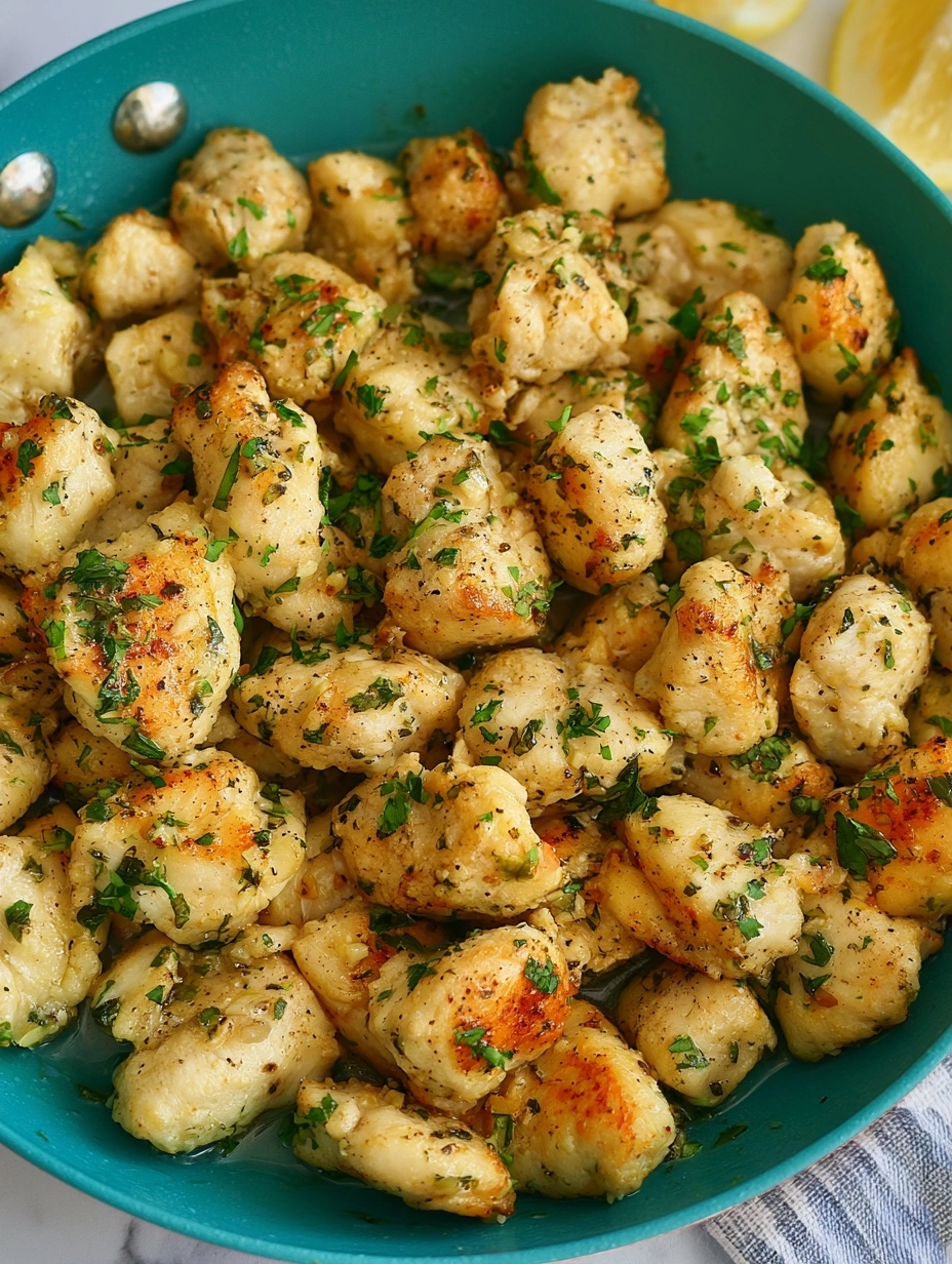 Easy Garlic Chicken Bites
