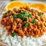 Easy Orange Ground Chicken Recipe (25-Minutes)
