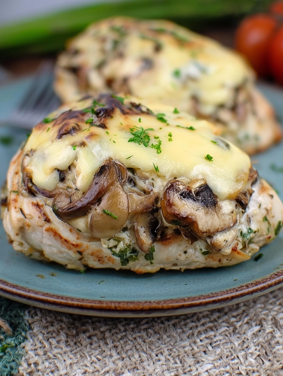 Gouda & Mushroom Stuffed Chicken