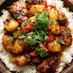 Hawaiian Chicken with Coconut Rice