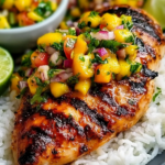 Honey Lime Chicken with Mango Salsa