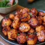 Hot Honey Salmon Bites