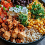 One-Pan Chicken Burrito Bowl (30 minutes)