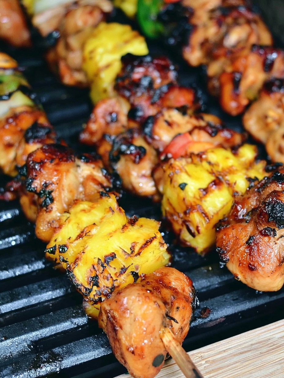 Pineapple Chicken Kebabs
