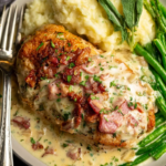 Tuscan Pancetta Chicken Breast in Garlic Cream Sauce