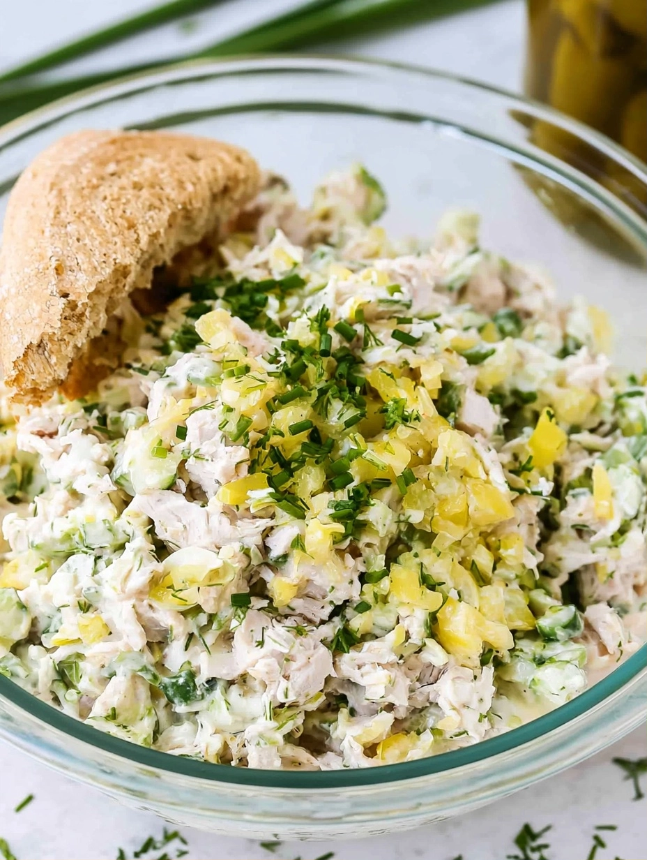 Zesty Pepperoncini Chicken Salad