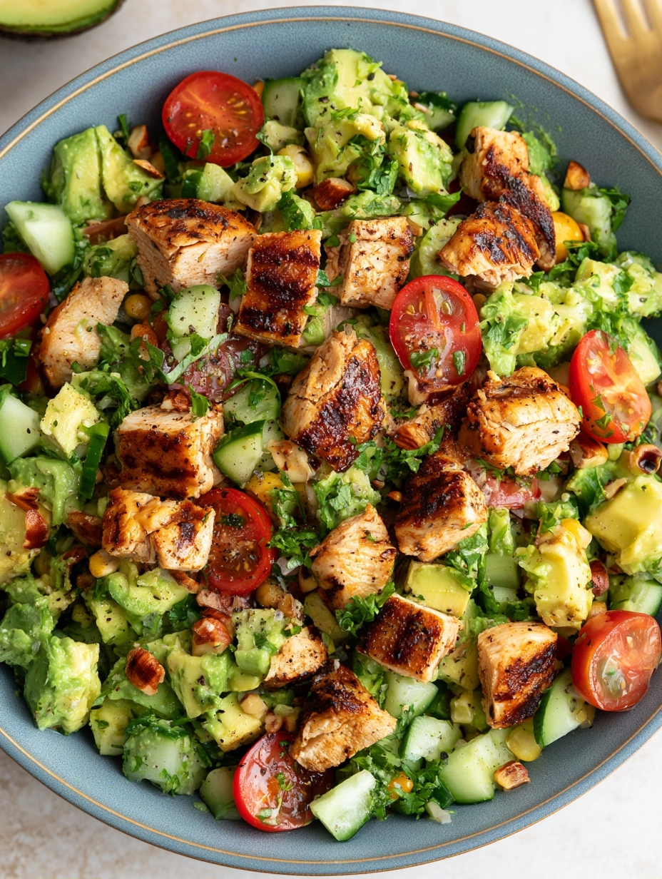 Avocado Chicken Salad With All The Crunch