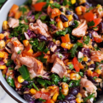 BBQ Chicken Dense Bean Salad