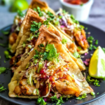 Chicken Wonton Tacos