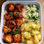 Honey Chipotle Chicken and Rice Bowls