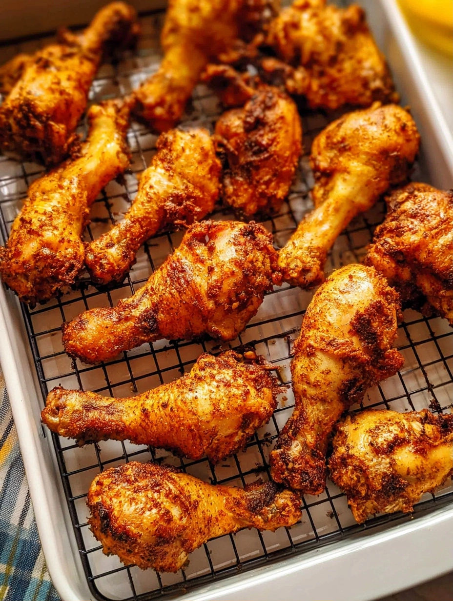 Seasoned Crispy Chicken Drumsticks